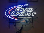 PATRIOTS BUD LIGHT NEON Auction Photo