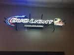 PATRIOTS BUD LIGHT NEON Auction Photo