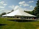 TIMED ONLINE AUCTION TENT RENTAL INVENTORY, CHAIRS, TABLES & TRAILER Auction Photo