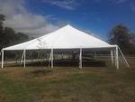TIMED ONLINE AUCTION TENT RENTAL INVENTORY, CHAIRS, TABLES & TRAILER Auction Photo