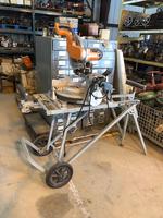 RIDGID SLIDING COMPOUND MITER SAW & STAND Auction Photo