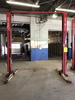 TIMED ONLINE AUCTION (10) ROTARY LIFTS - FORKLIFTS - PARTS SHELVING Auction Photo