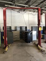 TIMED ONLINE AUCTION (10) ROTARY LIFTS - FORKLIFTS - PARTS SHELVING Auction Photo