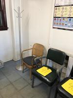 LOT OF (2) CHAIRS & COAT VALET Auction Photo