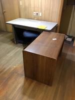 1 LOT: WORK TABLE, (2) RETRO METAL DESKS, SMALL DESK Auction Photo
