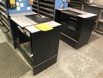 2 COMPUTER WORK DESKS Auction Photo