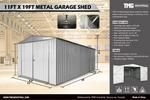 11' X 19' GARAGE/METAL SHED