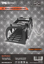 72IN ROCK SKELETON BUCKET