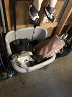 TIMED ONLINE AUCTION  YAMAHA BABY GRAND PIANO - FURNITURE - SILVER Auction Photo