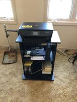 TIMED ONLINE AUCTION  YAMAHA BABY GRAND PIANO - FURNITURE - SILVER Auction Photo