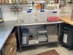 TIMED ONLINE AUCTION KITCHEN & REFRIGERATION EQUIP. - STAINLESS STEEL Auction Photo