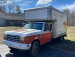 1989 FORD F-350 XL BOX TRUCK