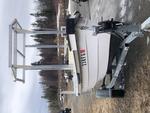 16' FIBERGLASS DORY 60HP MERCURY, TRAILER Auction Photo