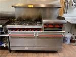 TIMED ONLINE AUCTION KITCHEN EQUIPMENT, TABLES & CHAIRS, HOOD SYSTEM Auction Photo