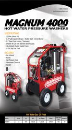 (4) NEW MAGNUM 4000 GOLD PRESSURE WASHERS Auction Photo