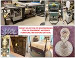 PUBLIC TIMED ONLINE AUCTION WOODWORKING, WATERFORD CRYSTAL, FURNITURE Auction Photo