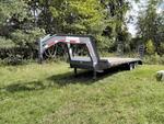 2014 MORITZ GOOSENECK FLATBED TRAILER