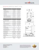 SKYJACK SJ12 VERTICAL MAST LIFT Auction Photo