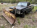 1984 CHEVROLET SCOTSDALE K10 W/ PLOW