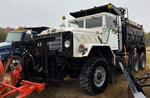 1990 BMY 5-TON 6X6DUMP TRUCK W/ SANDER, PLOW & WING Auction Photo