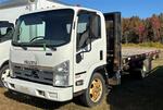 2015 ISUZU NPR CAB OVER FLATBED, DIESEL