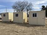 9' CONTAINER OFFICES W/ SIDE DOORS & WINDOWS