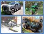 TRUSTEE'S SALE BY TIMED ONLINE AUCTION - 24 FORD F250, JD 3720, SLEDS, ATV, JET SKI, TRAILERS Auction Photo