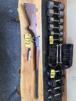 PUBLIC TIMED ONLINE AUCTION - (14) FIREARMS, HUNTING RIFLES, HANDGUNS, AMMO, SAFE, BOW Auction Photo