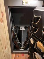 PUBLIC TIMED ONLINE AUCTION - (14) FIREARMS, HUNTING RIFLES, HANDGUNS, AMMO, SAFE, BOW Auction Photo