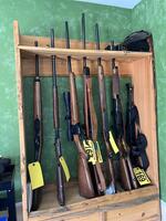 PUBLIC TIMED ONLINE AUCTION - (14) FIREARMS, HUNTING RIFLES, HANDGUNS, AMMO, SAFE, BOW Auction Photo