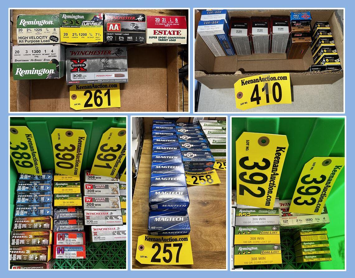 TRUSTEE'S SALE BY TIMED ONLINE AUCTION - (11) LOTS OF NEW AMMUNITION Auction Photo