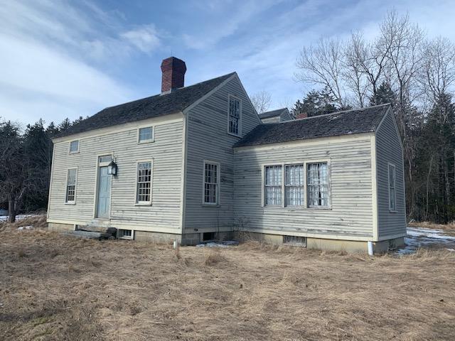 3BR Antique High Posted Expanded Cape - Under Renovation - 15.3+/- Acres Auction