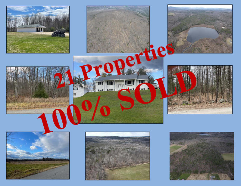 21 Properties - 673+/- Acres - Home - Coml Bldg - Camp - Woodlands - Lots - Waterfront Auction