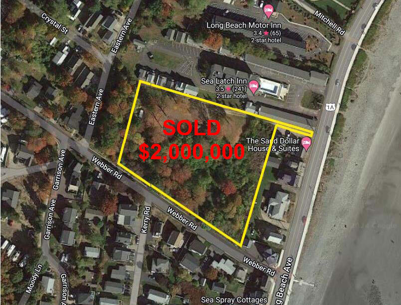 2.55+/- Acre Development Parcel ~ Across From Long Sands Beach Auction